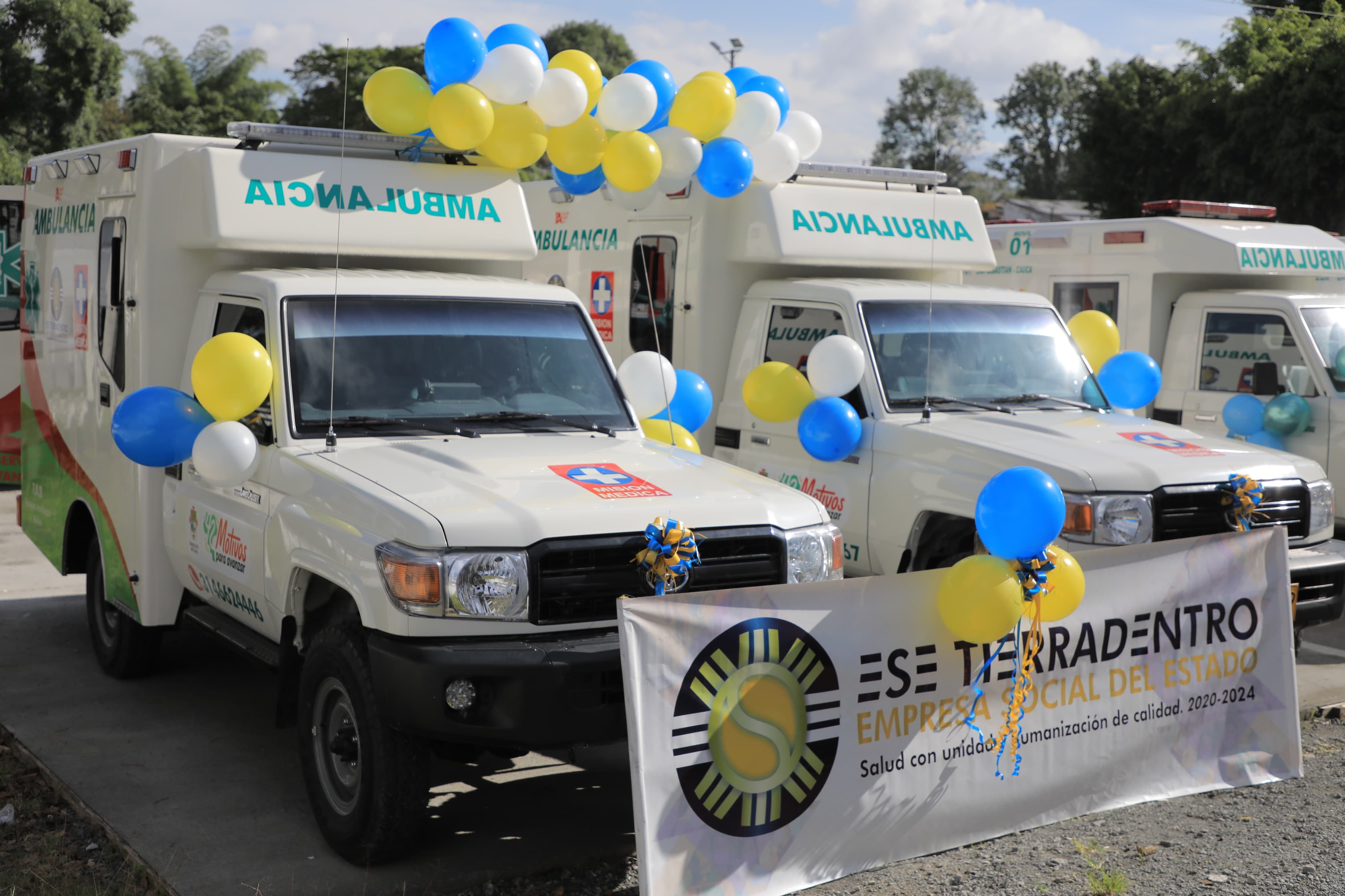 GOBERNACION CAUCA ENTREGA AMBULANCIAS ESE TIERRADENTRO Y SURORIENTE 12